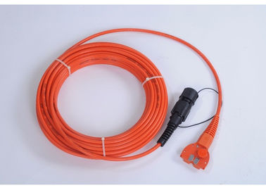 cable sísmico del diámetro de 6.5m m, servicio geofísico del OEM del cable de la encuesta