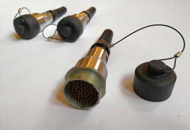 Conector de cable sísmico del OEM con el conector masculino del empalme del tapón antipolvo/61 pernos