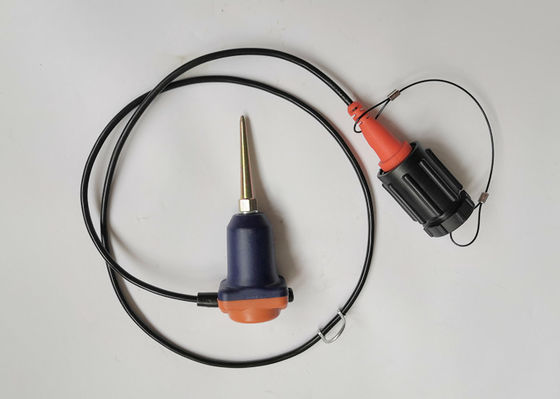 Sensor sísmico del geófono de la alta sensibilidad con el punto de acero de 75 milímetros