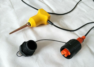 Geófono sísmico vertical 5Hz de baja fricción con el conector macho de KCK