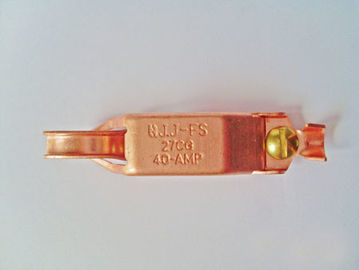 40 amperios clip de cobre sólido del estrecho del clip de conector/de Mueller del geófono